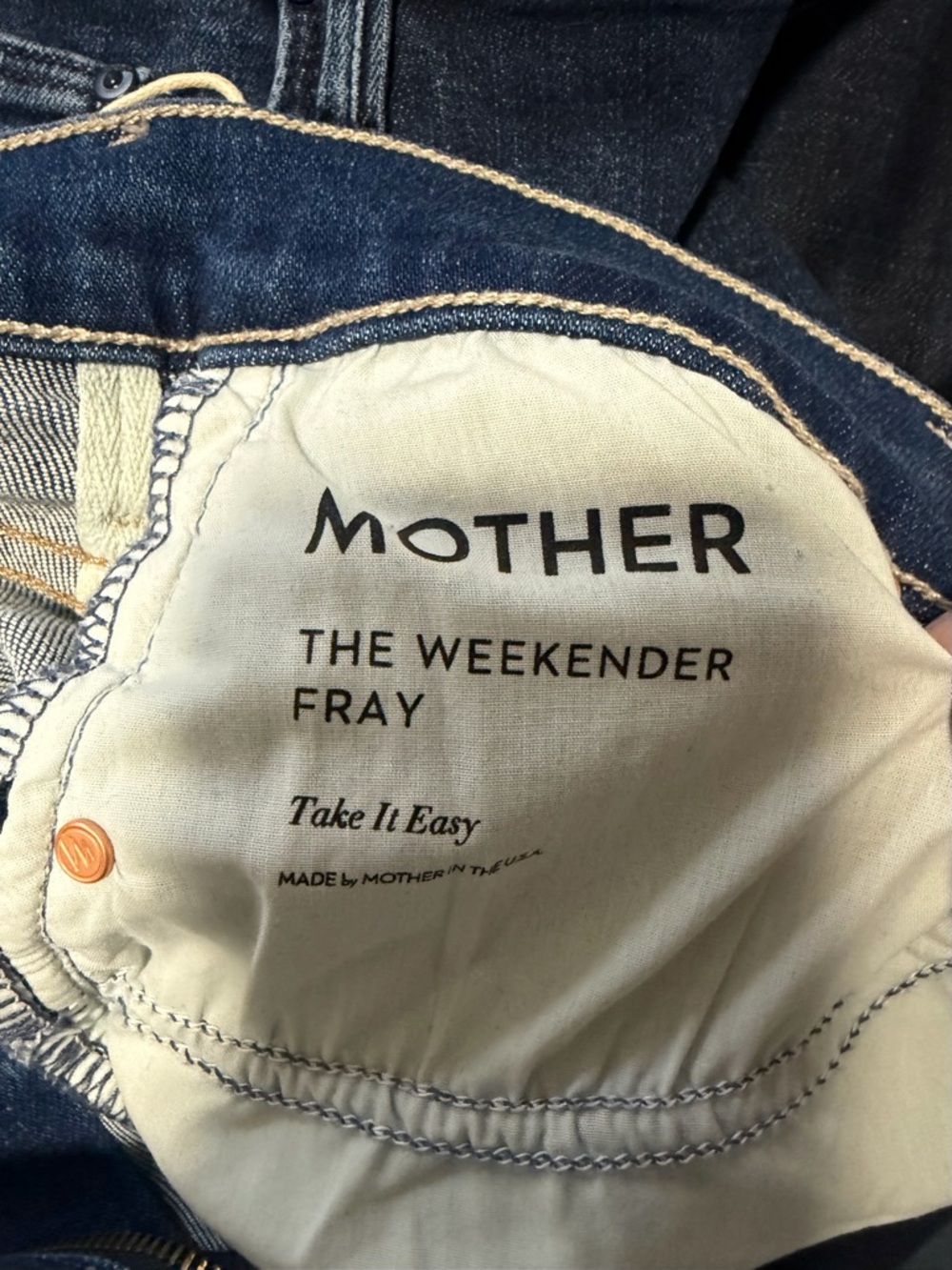 MOTHER The Weekender Fray in Take it Easy- High-Rise Flare Jeans - Picture 5 of 5